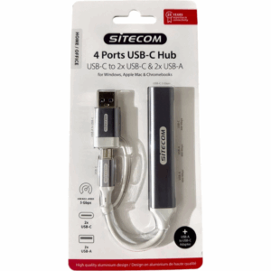 USB-C-hub 4-poorts ,USB-C